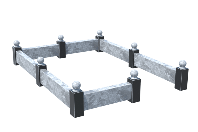 Цоколи на могилу в Кирове | Цоколь на могилу №0031