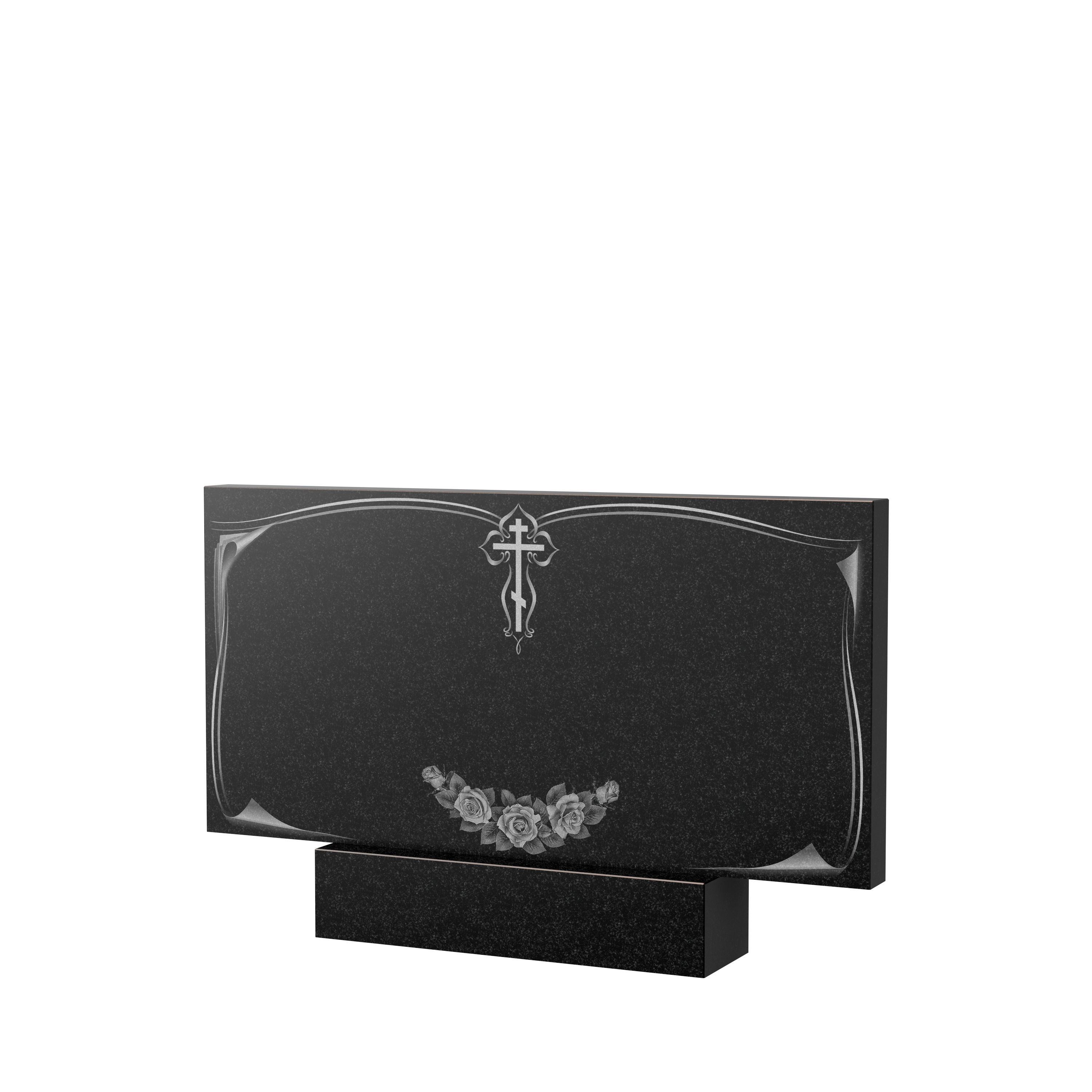 Гравировка на памятник в Кирове | Художественное оформление на гранитную стелу, рисунок ГХО-001