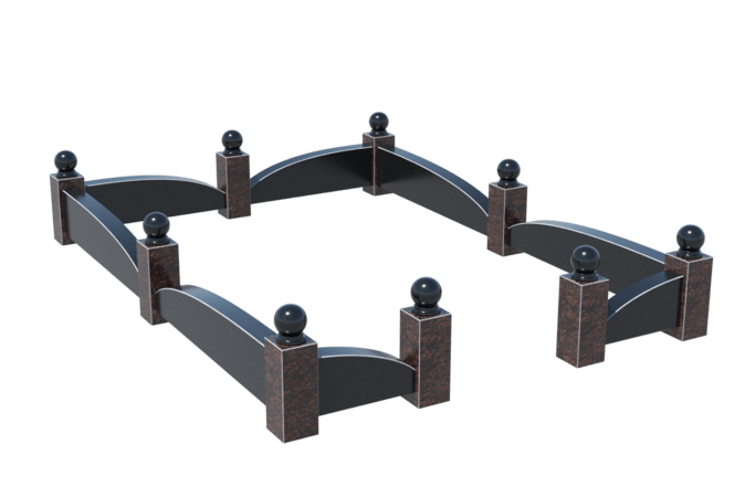 Цоколи на могилу в Кирове | Цоколь на могилу №0044