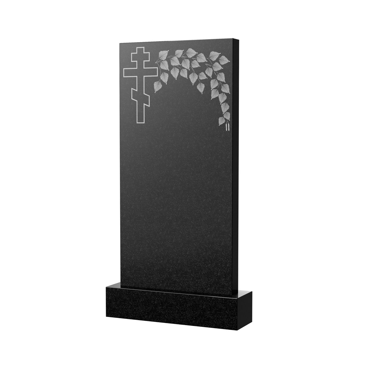 Гравировка на памятник в Кирове | Художественное оформление на гранитную стелу, рисунок ВХО-033