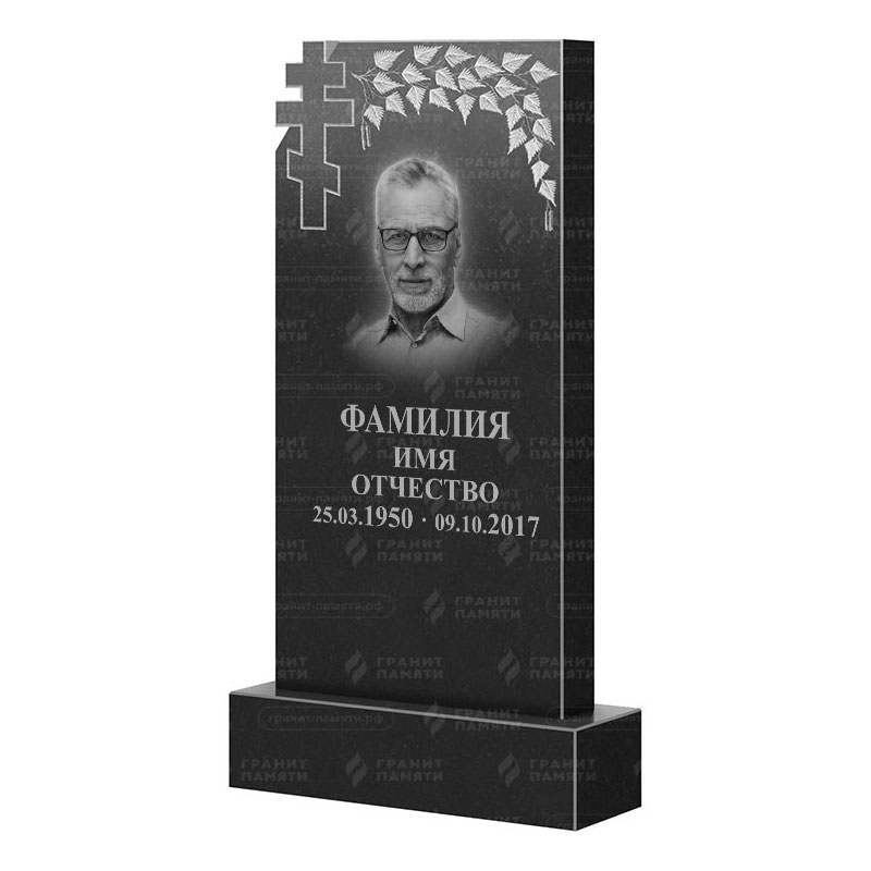 Памятники из гранита с деревом в Кирове | Гранитный памятник ФГ-202