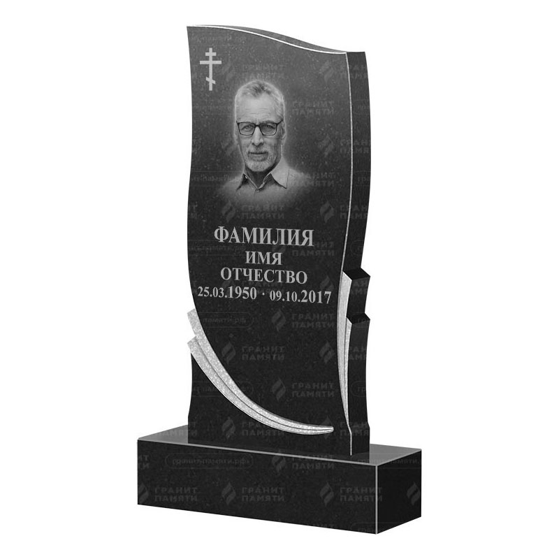 Памятники из гранита вертикальные в Кирове | Гранитный памятник ФГ-044