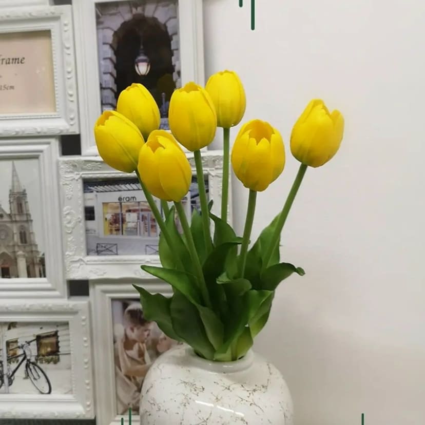 Искусственные цветы в Кирове | Цветы искусственные «Тюльпаны», желтые, букет