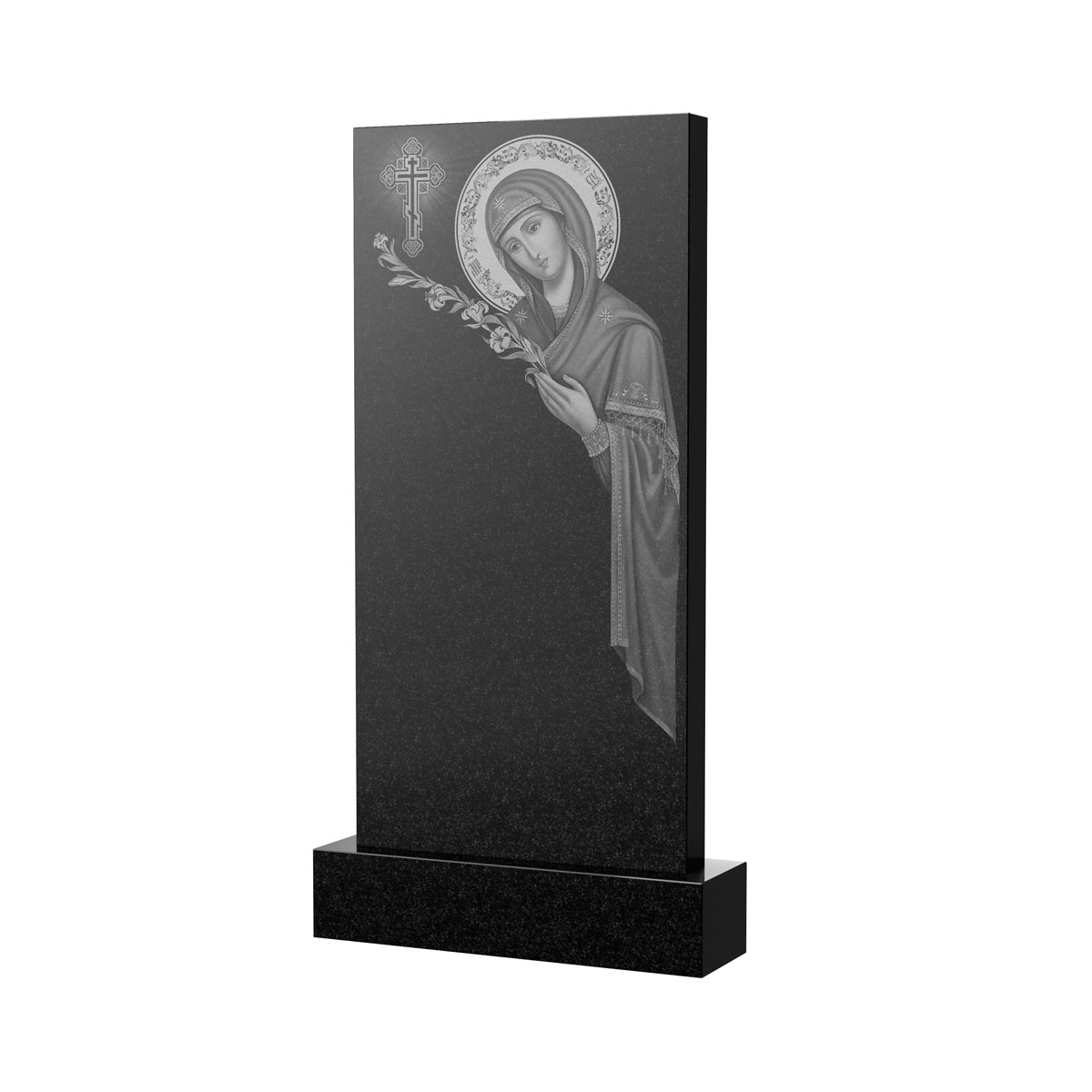 Гравировка на памятник в Кирове | Художественное оформление на гранитную стелу, рисунок ВХО-035