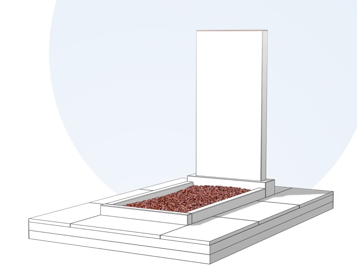 Засыпка цветника камушками в Кирове