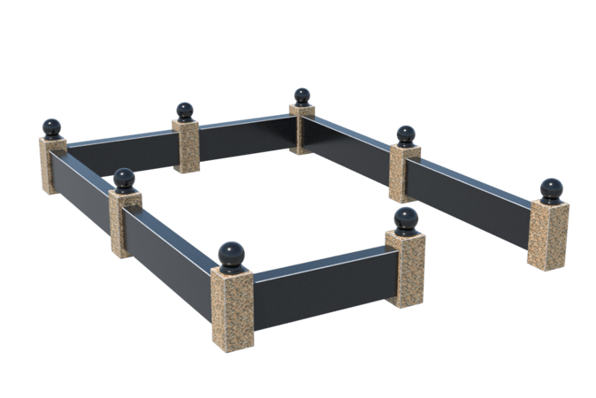 Цоколи на могилу в Кирове | Цоколь на могилу №0036