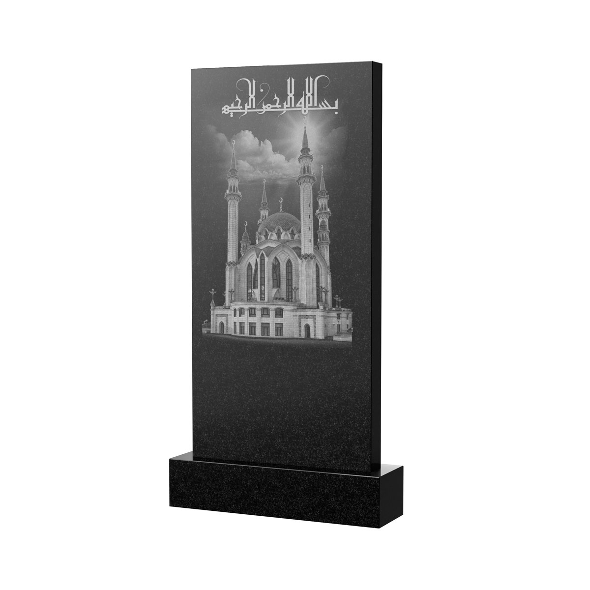 Гравировка на памятник в Кирове | Художественное оформление на гранитную стелу, рисунок ВХО-047