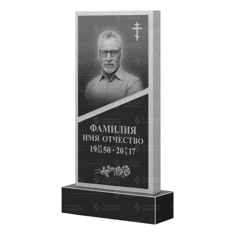 Памятники из гранита вертикальные в Кирове | Гранитный памятник ФГ-164