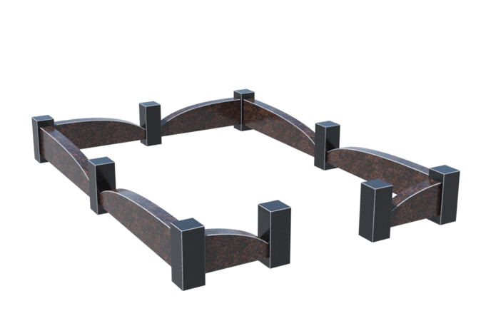 Цоколи на могилу в Кирове | Цоколь на могилу №0042