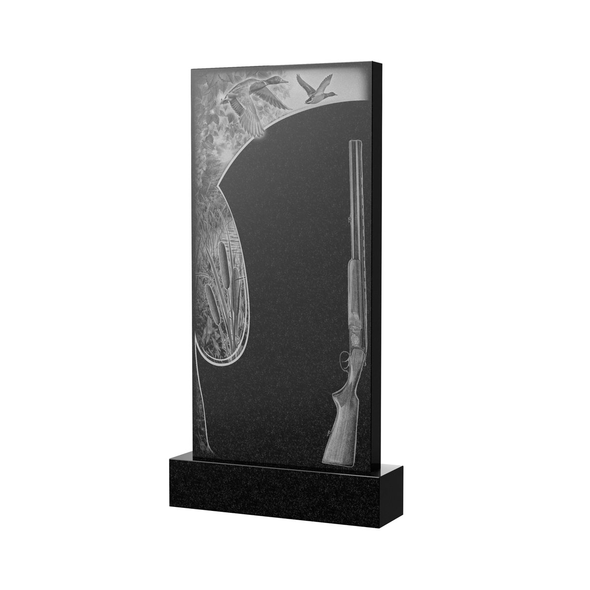 Гравировка на памятник в Кирове | Художественное оформление на гранитную стелу, рисунок ВХО-052