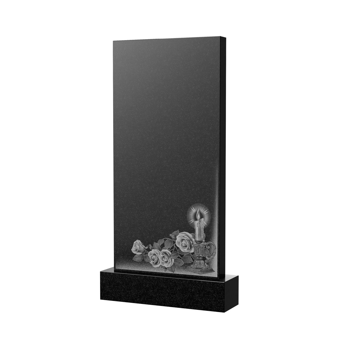 Гравировка на памятник в Кирове | Художественное оформление на гранитную стелу, рисунок ВХО-050