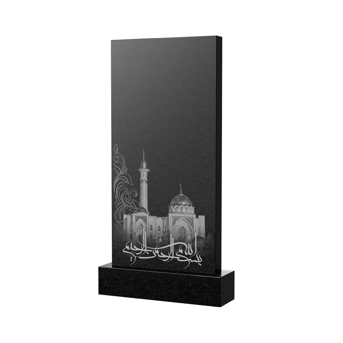 Гравировка на памятник в Кирове | Художественное оформление на гранитную стелу, рисунок ВХО-046