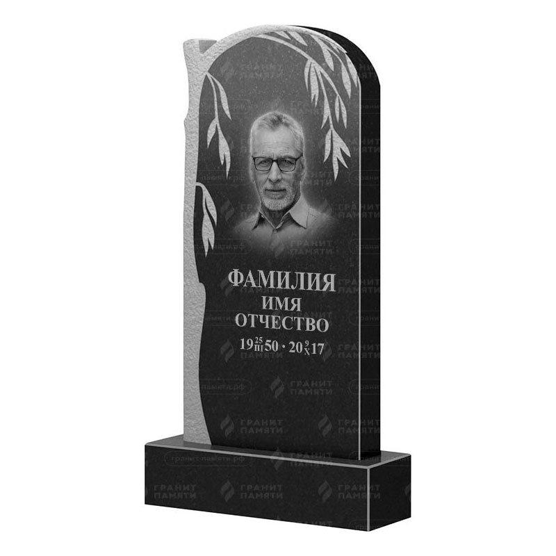 Памятники из гранита с деревом в Кирове | Гранитный памятник ФГ-090