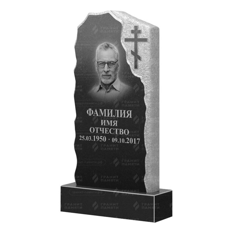 Памятники из гранита с обколом, скалы в Кирове | Гранитный памятник ФГ-231