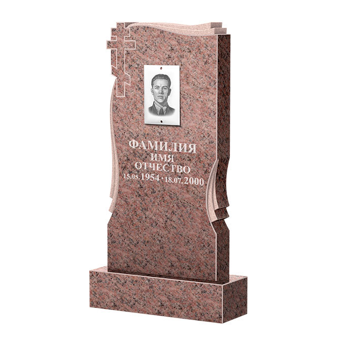 Гранитные памятники в Кирове | Памятник из гранита Розалия Pink ФГЦ-185