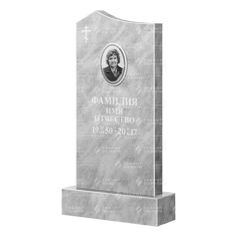 Бюджетные памятники в Кирове | Мраморный памятник ФМ-008