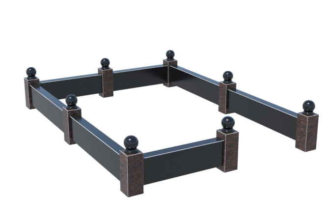 Цоколи на могилу в Кирове | Цоколь на могилу №0035