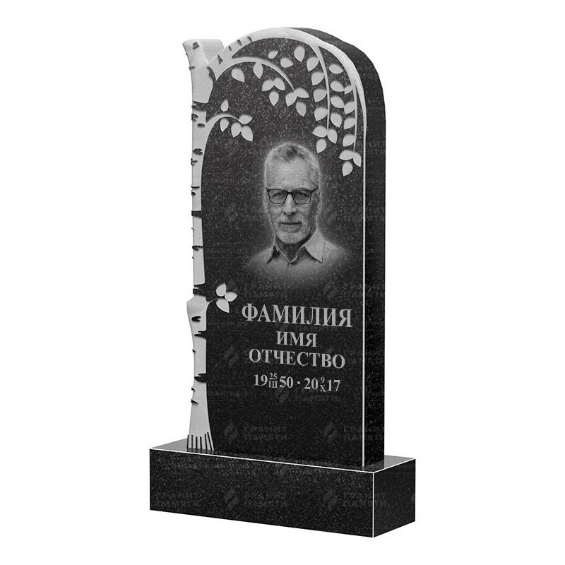 Памятники из гранита с деревом в Кирове | Гранитный памятник ФГ-091