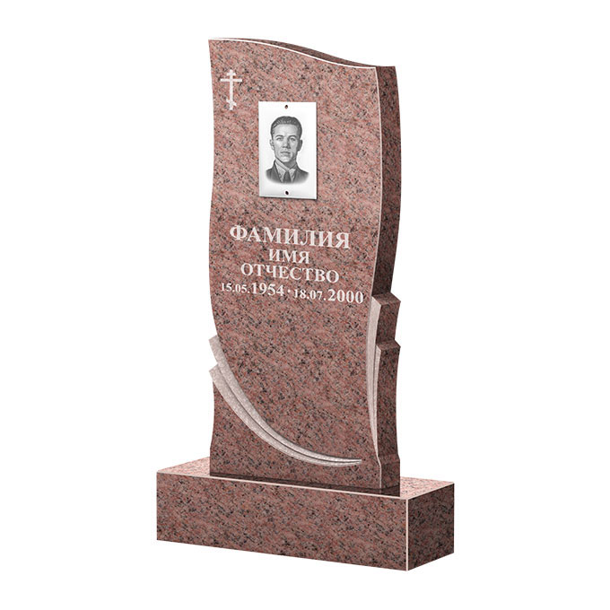 Гранитные памятники в Кирове | Памятник из гранита Розалия Pink ФГЦ-044