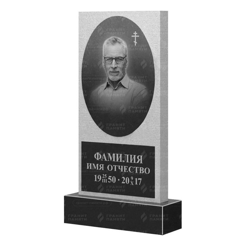 Памятники из гранита вертикальные в Кирове | Гранитный памятник ФГ-166