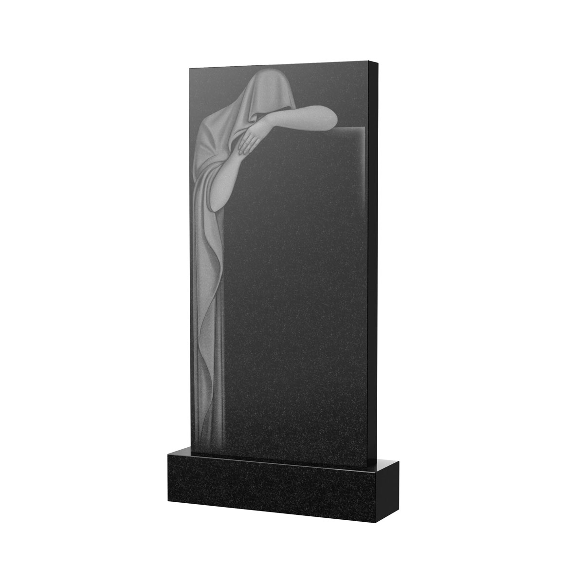 Гравировка на памятник в Кирове | Художественное оформление на гранитную стелу, рисунок ВХО-036