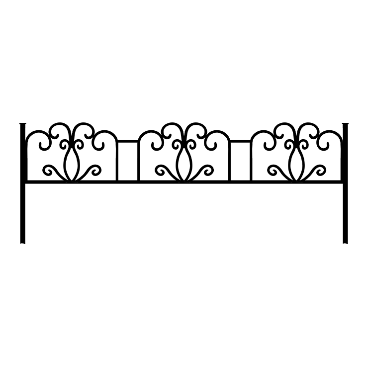 Металлические оградки, столы, скамейки в Кирове | Оградка №4