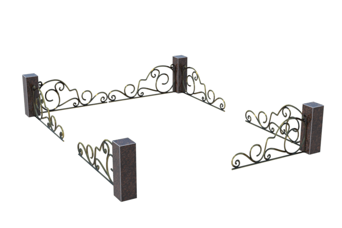 Цоколи на могилу в Кирове | Цоколь на могилу №0050