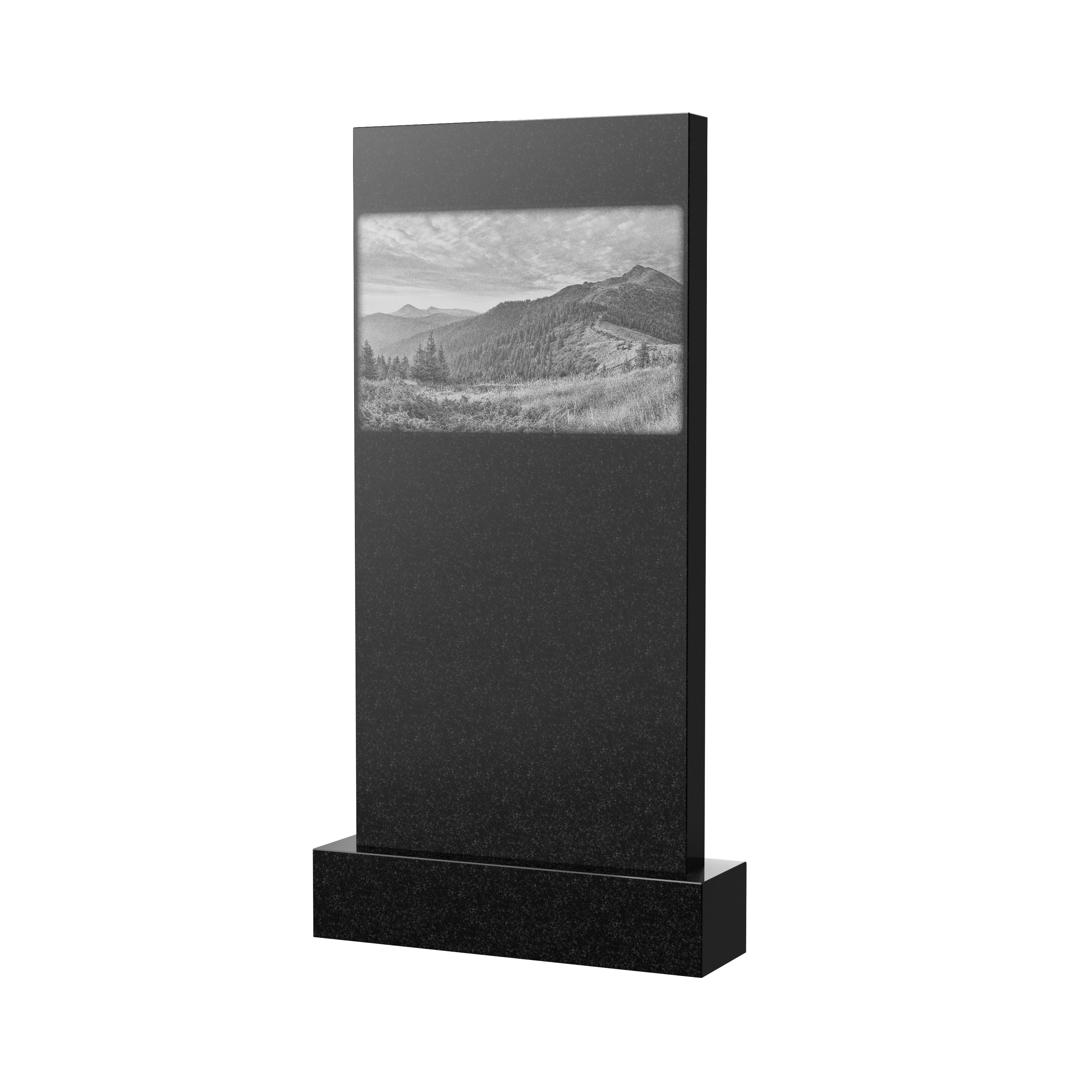 Пейзажи | Пейзаж на гранитную стелу, рисунок П-011