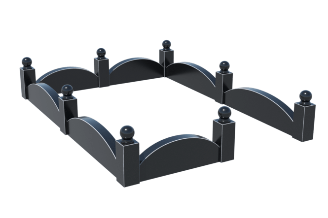 Цоколи на могилу в Кирове | Цоколь на могилу №0002