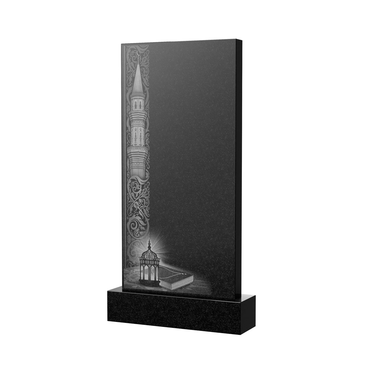 Гравировка на памятник в Кирове | Художественное оформление на гранитную стелу, рисунок ВХО-038