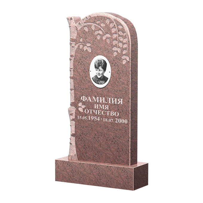 Гранитные памятники в Кирове | Памятник из гранита Розалия Pink ФГЦ-091