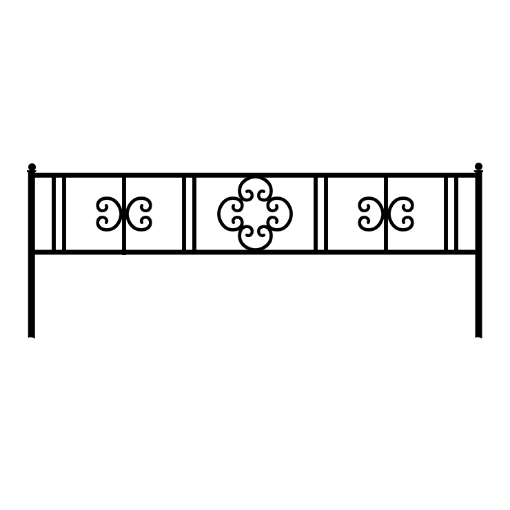 Кованые изделия в Кирове | Кованая оградка ОГ.006
