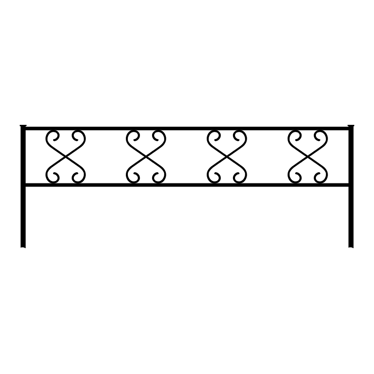 Металлические оградки, столы, скамейки в Кирове | Оградка №1