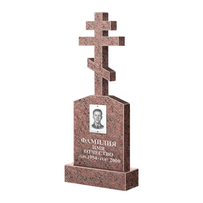 Гранитные памятники в Кирове | Памятник из гранита Розалия Pink ФГЦ-099