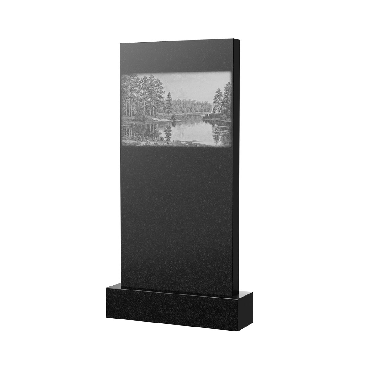 Пейзажи | Пейзаж на гранитную стелу, рисунок П-004