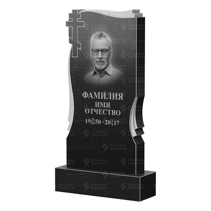 Памятники из гранита вертикальные в Кирове | Гранитный памятник ФГ-185